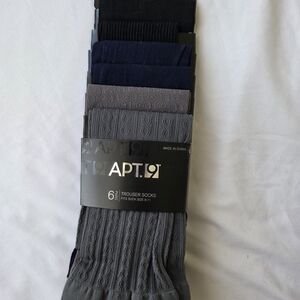 APT. 9 Women's Trouser Socks Pack - Black, Blue, Gray